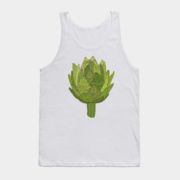 Artichoke Tank Top by Valentina Harper